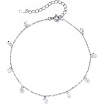 Silenti Jewelry Сребърна гривна за крак "Фрея