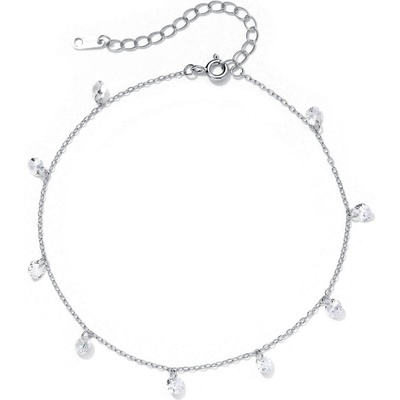 Silenti Jewelry Сребърна гривна за крак "Фрея