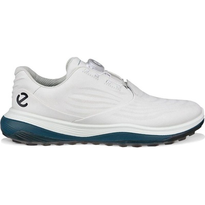 Ecco LT1 BOA Mens white/petrol – Zboží Mobilmania