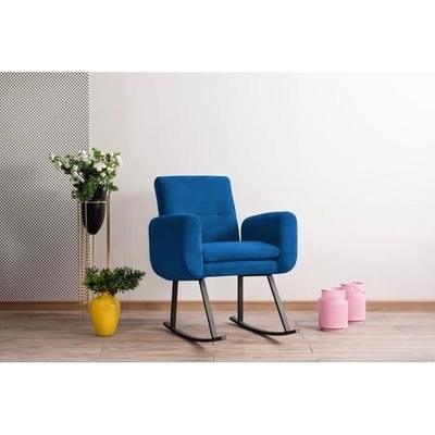 Atelier del Sofa Rocking Chair Kono Blue