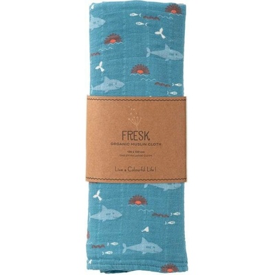 Fresk mušelínová plena 120x120 Shark