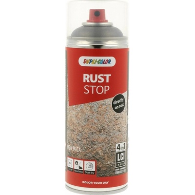 Dupli Color Rust stop antikorózny sprej 4 v 1 400 ml sivý antracitový matný