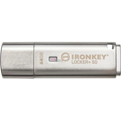 Kingston IronKey Locker+ 50 64GB USB 3.2 (IKLP50/64GB)