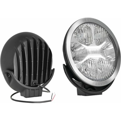 Diaľkové svetlo LUM1.50850 okrúhle 220 mm, 2400 lm, chrómový rámik s otvorom pre stabilizátor, WESEM