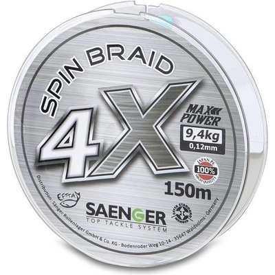 Saenger šňůra 4 X Spin Braid 150m 0,18mm