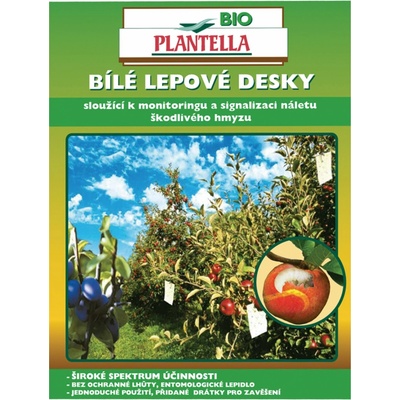 Desky Bio Plantella bílé univerzální 10 ks