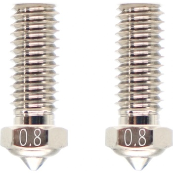 QIDI Tech Дюза с медно покритие за X-Smart 3/X-Plus 3/X-Max 3 - Комплект от 2 бр. - 0, 8 mm (728683350006)