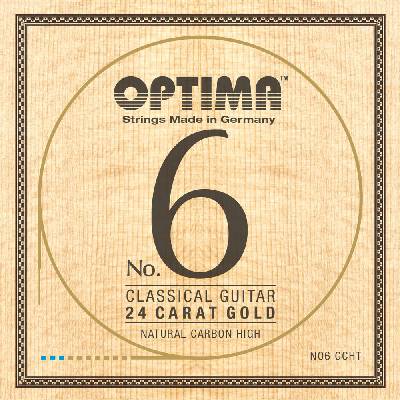 Optima struny pro klasickou kytaru č.6 - 24 Karat Gold