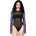 KILLSTAR дамско боди KILLSTAR - Sweetheart Dreams - Purple Tartan - KSRA009431