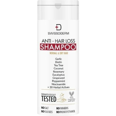 Swissoderm šampon proti padání vlasů pro normální a suché vlasy 50 ml