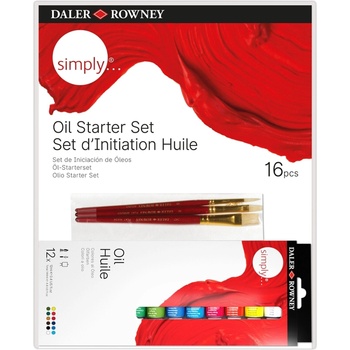 Daler Rowney Simply Комплект маслени бои 12 x 12 ml 16 бр (118500005)