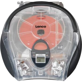 Lenco SCD-24TR Transparent Преносим настолен плеър (LSCD24TR)