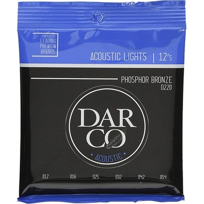 Darco D220, Струни за акустична китара 12-54, Phosphor Bronze (D220)