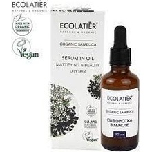 EcoLatier Sérum na obličej na olejové bázi Černý bez 50 ml