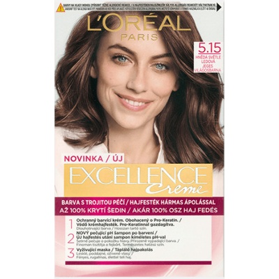 L'Oréal Excellence Creme Triple Protection 5.15 hnědá světlá ledová
