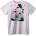 NOONEBRAND Тениска Queen Намек - 2XL, White