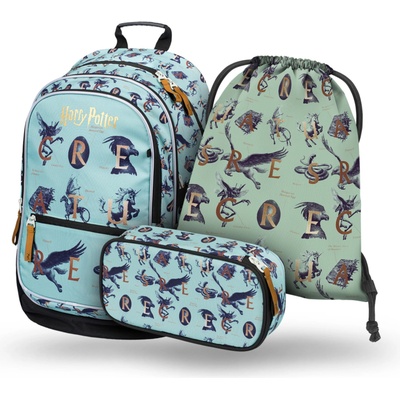 BAAGL 3 СЕТ Core Harry Potter Фантастични животни: раница, моливник, торбичка BAAGL | Sin | Момичешки | ЕДИН РАЗМЕР