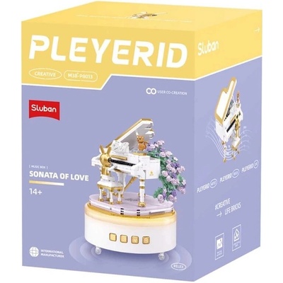 Sluban P8013 Hrací skříňka Piano Sonáta lásky