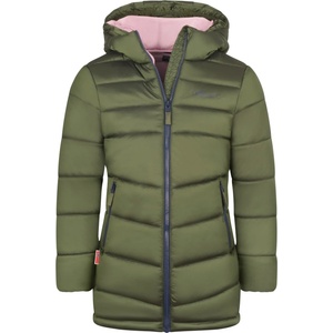 Trollkids Детско палто Trollkids Girl's Trondheim Coat - Dusky Olive / Navy / Pink Dawn - размер 104 (EU) (703-4661-0212)