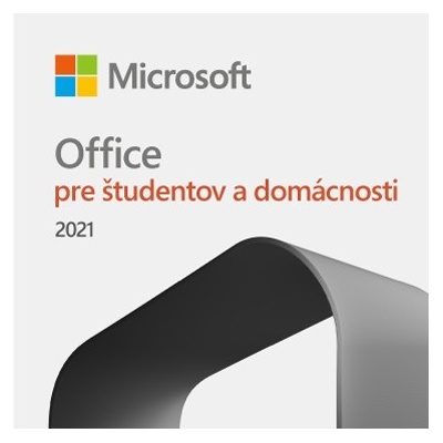 Microsoft Office 2021 pre študentov a domácnosti elektronická licencia EU 79G-05339 nová licencia