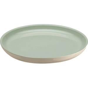 Emile henry (Франция) Керамична чиния emile henry dinner plate основна - цвят мента с екрю (eh 8925-v7)