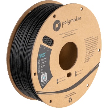 Polymaker PolyLite LW-PLA Black - 1, 75 mm / 800 g (PA08001)
