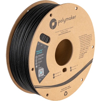 Polymaker PolyLite LW-PLA Black - 1, 75 mm / 800 g (PA08001)