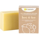 laSaponaria Bio tuhý šampon s lněným olejem 100 g
