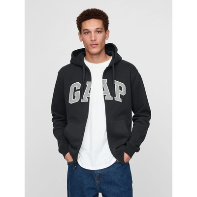 GAP mikina na zips tmavomodrá