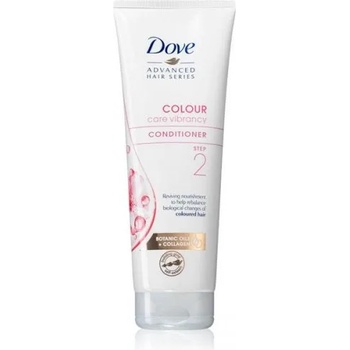 Dove Advanced Hair Colour Care Vibrancy Conditioner - Балсам за боядисана коса с колаген 250мл