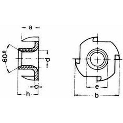 Killich matica M10x12 A2 NEREZ narážecí DIN 1624 [1 ks]