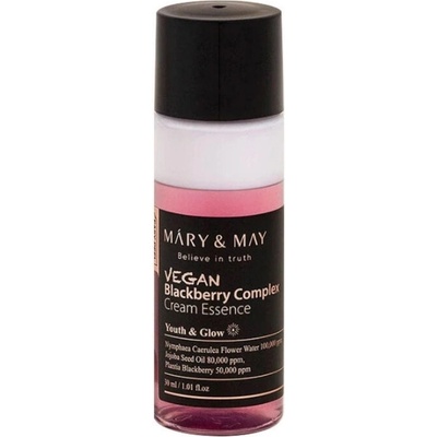 Mary&May VEGAN Blackberry Complex Cream Essence krémová hydratační essence 30 ml