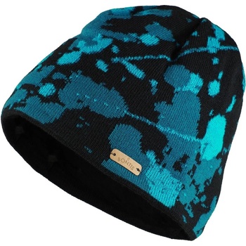 Bontis trojbarevná pánská zimní čepice tyrkysová