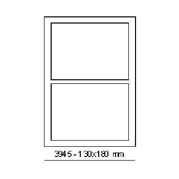 CDRmarket Самозалепващи етикети 180 x 130 mm, 2 етикети, A4, 100 листа (R0100.3945A)