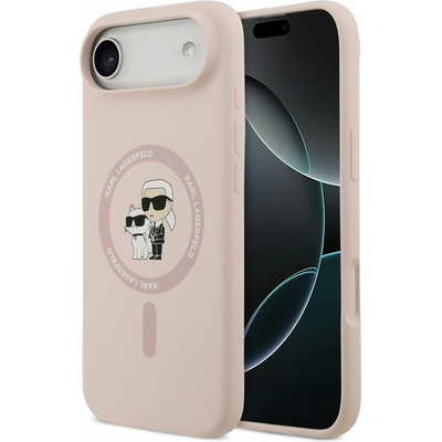 KARL LAGERFELD Liquid Silicone Karl and Choupette MagSafe Задна Обвивка за iPhone Air Pink Karl Lagerfeld | Rozov | ЖЕНИ | UNI
