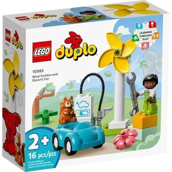 Image 1 of LEGO® DUPLO® - Wind Turbine and Electric Car (10985)