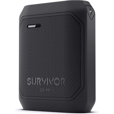Griffin Survivor Power Bank 10050mAh - екстремна удароустойчива външна батерия с USB порт за смартфони и таблети