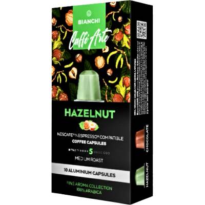 Bianchi Кафе капсули Bianchi Hazelnut съвместими с nespresso, 10бр
