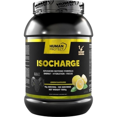 Human Protect IsoCharge | with Electrolytes & Aquamin [1500 грама] Лимон