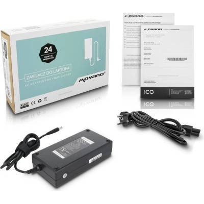 Movano Зарядно за лаптопи Dell, 230W / 19, 5V / 11, 8A / 7, 4mm x 5, 0mm (ZZ/DEL195118)