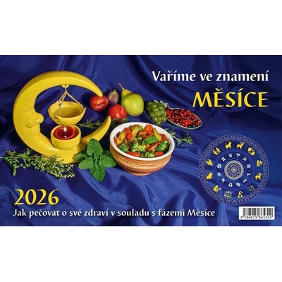 Vaříme ve znamení měsíce stolní 23 x 14 cm 2026