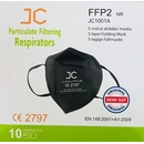 JC respirátor FFP2 černý 10 ks