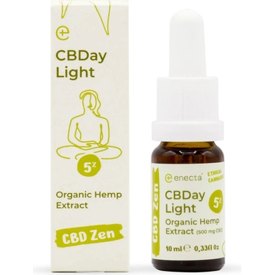Enecta CBDay Plus Mild Full Spectrum CBD olej 5% 500 mg 10 ml