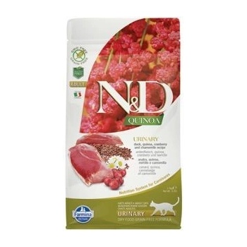 N&D GF Quinoa CAT Urinary Duck & Cranberry 5 kg