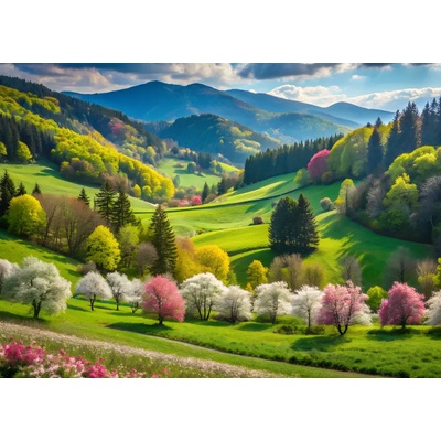 Alipson Puzzle - Puzzle Spring Walk - 500 piese
