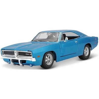 Maisto - 1969 Dodge Charger R/T, метален син, 1: 25