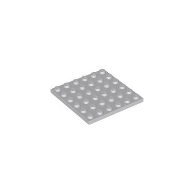 3958 Light Bluish Gray Plate 6 x 6