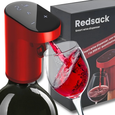 Elektrický dávkovač, pumpička na nápoje a víno REDSACK