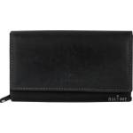 Sergio Tacchini Sergo tacichini 1200-155 nero, Черен Дамски Портфейл от Естествена Кожа