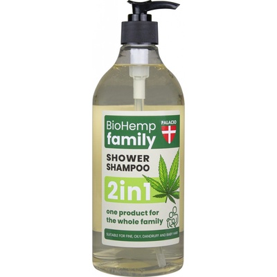 Palacio BioHemp sprchový šampon pro celou rodinu 2v1 750 ml